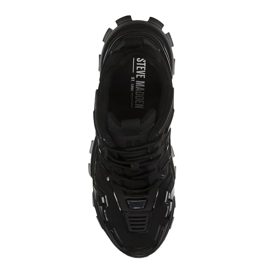 Steve Madden Dames Prize Lage Sneakers (Zwart) - Image 3