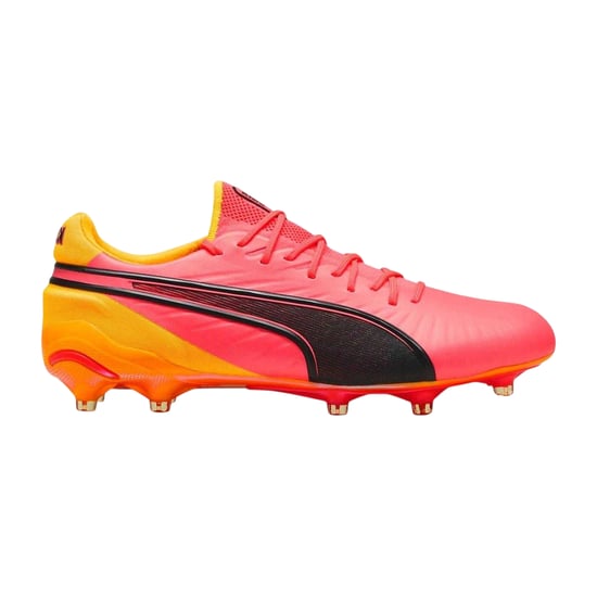 Puma Heren King Ultimate Tricks Stevige Grond Voetbalschoenen (Oranje) - Image 1