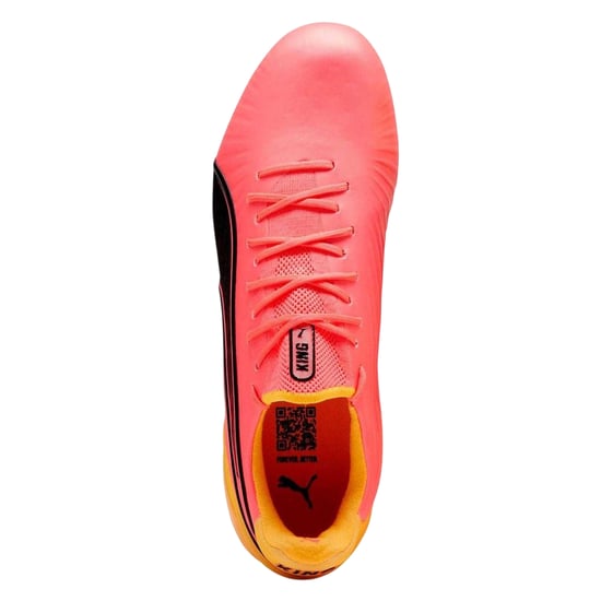 Puma Heren King Ultimate Tricks Stevige Grond Voetbalschoenen (Oranje) - Image 3