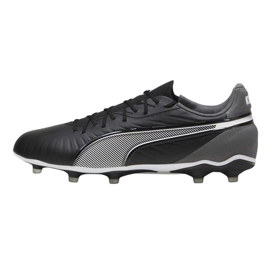 Puma Heren King Match Stevige Grond Voetbalschoenen (Puma zwart/wit) - Image 3