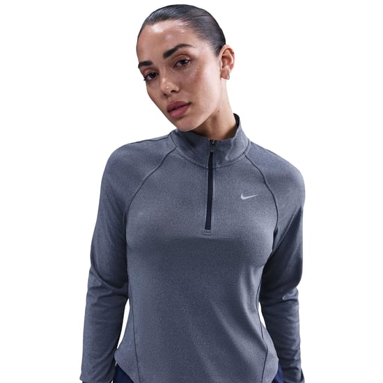 Nike Swoosh-hardloopshirt met lange mouwen voor dames (Middernacht marine) - Image 2