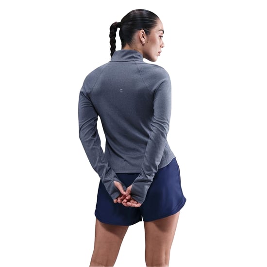 Nike Swoosh-hardloopshirt met lange mouwen voor dames (Middernacht marine) - Image 3