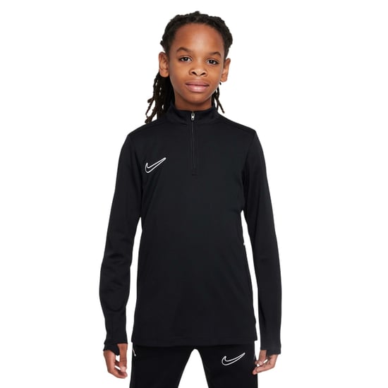Nike Swoosh Drill-shirt voor kinderen van de Kids Academy (Zwart/Wit) - Image 1