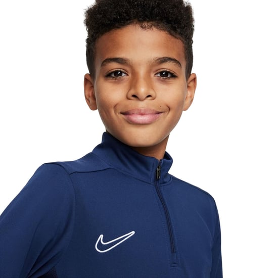 Nike Swoosh Drill-shirt voor kinderen van de Kids Academy (Obsidiaanblauw/Wit) - Image 4