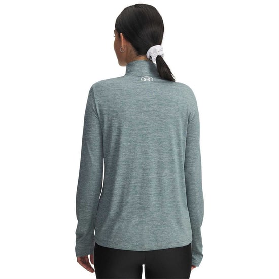 Under Armour Dames-top met halve rits en textuur (Jasper) - Image 2