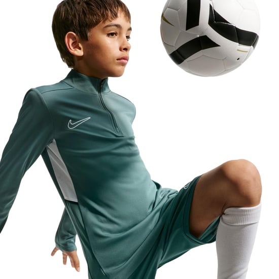 Nike Swoosh Drill-shirt voor kinderen van de Kids Academy (Leisteen/Wit) - Image 4