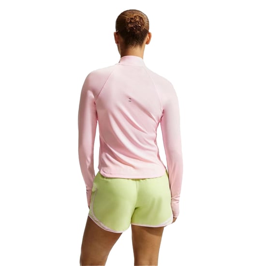 Nike Swoosh-hardloopshirt met lange mouwen voor dames (Roze schuim) - Image 5