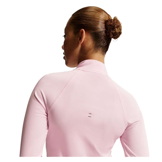 Nike Swoosh-hardloopshirt met lange mouwen voor dames (Roze schuim) - Image 6