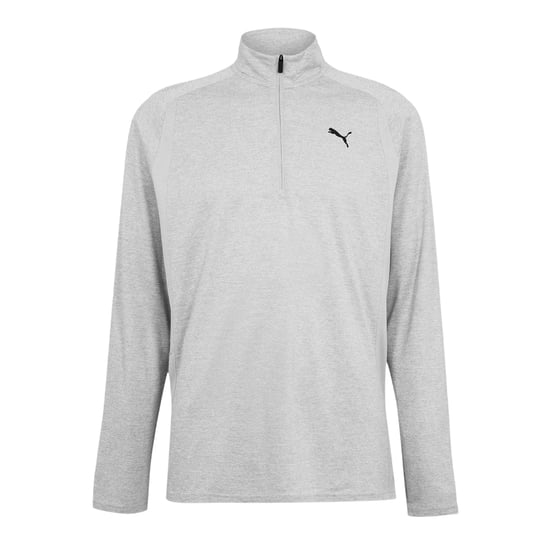 Puma Heren Performance-shirt met kwartritssluiting en lange mouwen (Grijs) - Image 1