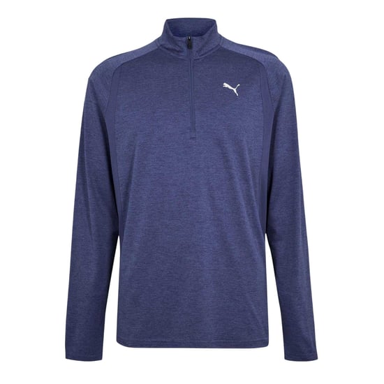 Puma Heren Performance-shirt met kwartritssluiting en lange mouwen (Blauwe Heide) - Image 1