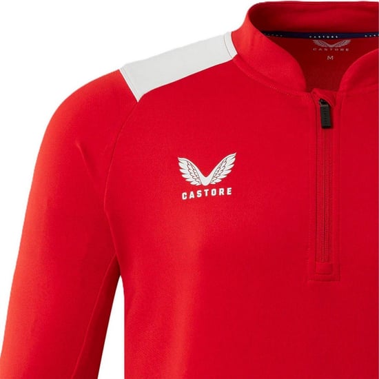 Castore Rangers FC-trui met kwartrits voor kinderen (Rood) - Image 3