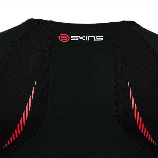 Skins Heren A200 compressieshirt met opdruk op de rug (Zwart) - Image 4