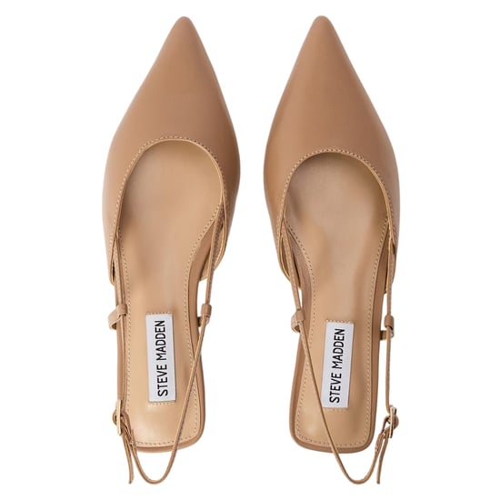 Steve Madden Dames Spencer Leren Slingback Sandalen (Tan) - Image 3