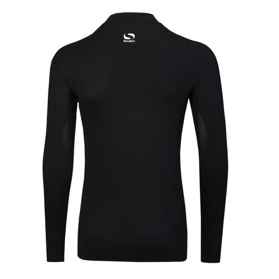 Sondico Heren-basislaagshirt met hoge kraag (Zwart) - Image 2