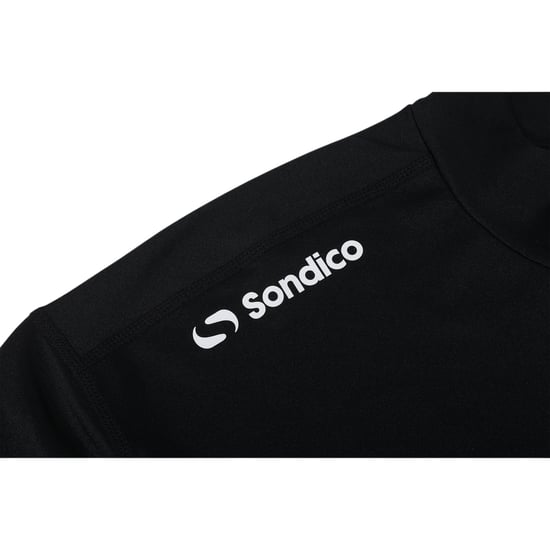 Sondico Heren-basislaagshirt met hoge kraag (Zwart) - Image 3