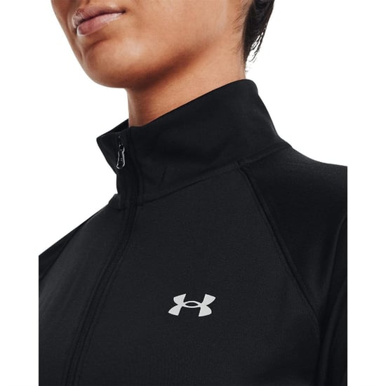 Under Armour Technisch trainingsjack met kwartrits voor dames (Zwart) - Image 4