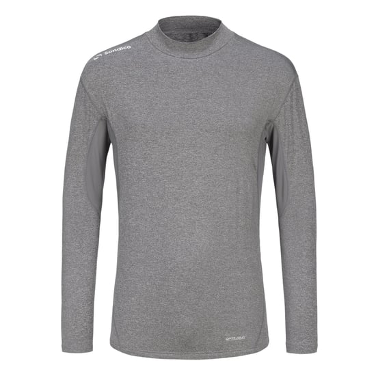 Sondico Heren-basislaagshirt met hoge kraag (Grijs) - Image 1
