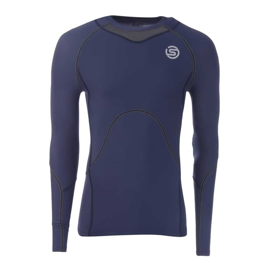 Skins Heren Series-3 Compressie Athletic Base Layer Top (Marine) - Image 1