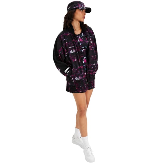 Ellesse Dames Boulevard Fleece Funnel Neck Trainingsjack (Zwart/Roze) - Image 4