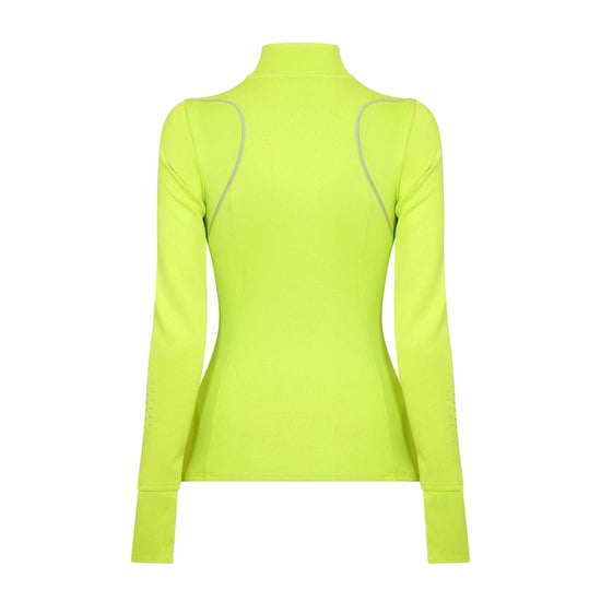 Nike Dames Swift Jersey Kwart Rits Top (Zilver) - Image 2