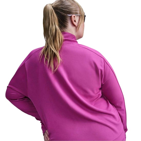 Nike Dames Reflecterende Kwart Rits Plus Sporttop (Fuchsia Roze) - Image 4
