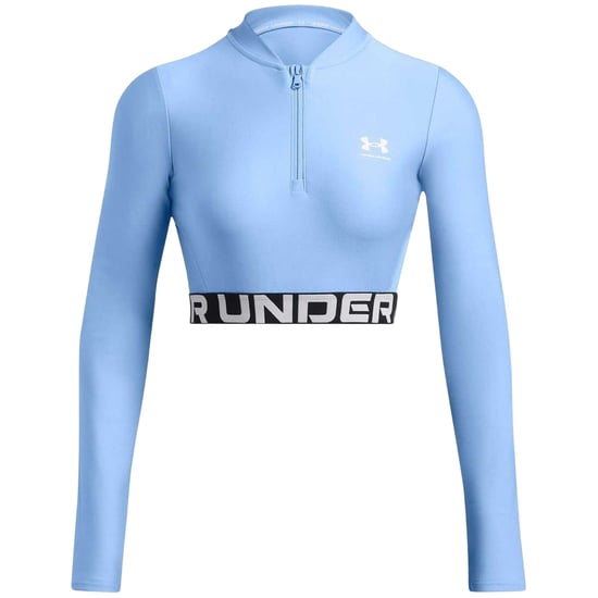 Under Armour HeatGear-top voor dames (Blauw) - Image 2