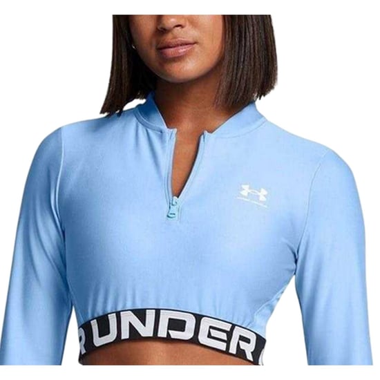 Under Armour HeatGear-top voor dames (Blauw) - Image 5