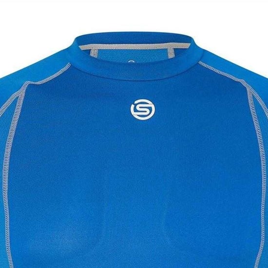 Skins Heren Carbonyte Contrast Detail basislaagshirt (Blauw) - Image 3