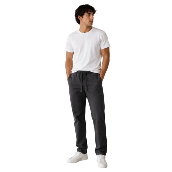 Albam Judd-joggingbroek met logo voor heren (Grijs) - Image 3