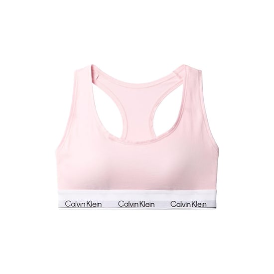 Calvin Klein Dames/Dames Logo Katoenmix Bralette (Wieg Roze) - Image 1