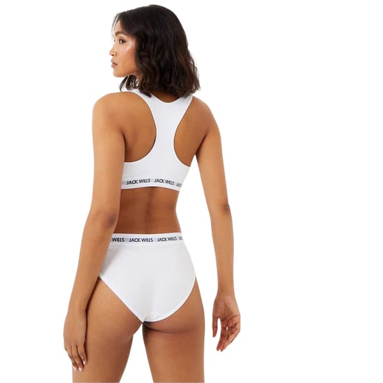 Jack Wills Dibsdall katoenen jersey bralette voor dames (set van 2) (Wit) - Image 2