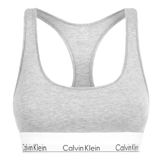 Calvin Klein Dames/Dames Logo Katoenmix Bralette (Grijs) - Image 2