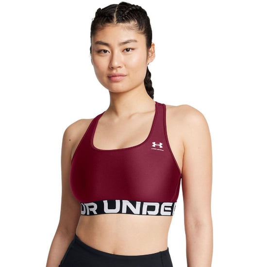 Under Armour Armour HeatGear-sportbeha voor dames (Rood) - Image 3
