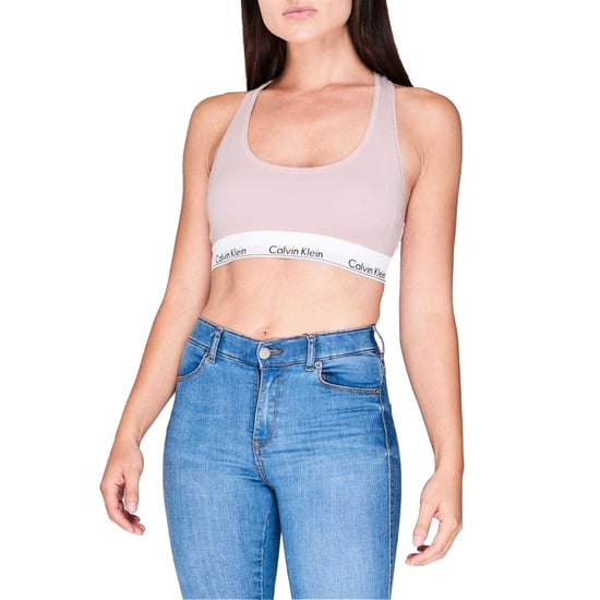 Calvin Klein Dames/Dames Logo Katoenmix Bralette (Roze) - Image 1