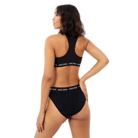 Jack Wills Dibsdall katoenen jersey bralette voor dames (set van 2) (Zwart) - Image 3