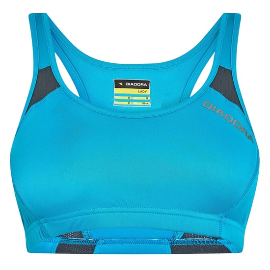Diadora Dames/Dames Sportbeha met Ronde Hals (Fluorescerend blauw) - Image 1