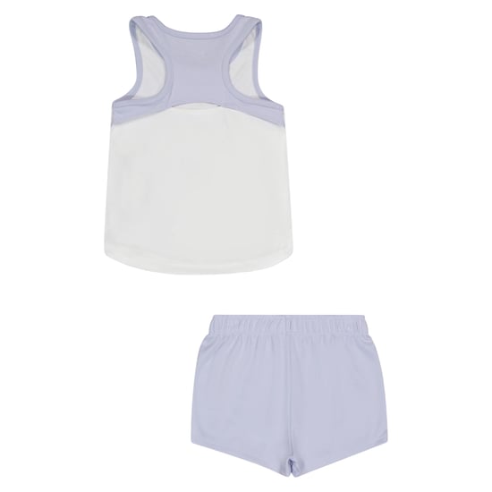 Nike Set bestaande uit een mouwloos mesh-topje en een korte broek voor meisjes (Paars) - Image 3