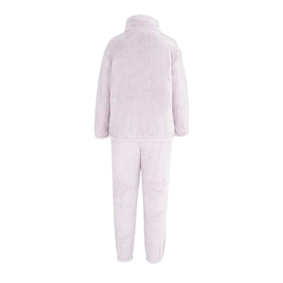 Miso Dames Sherpa Fleece Loungewear Set (Paars) - Image 2