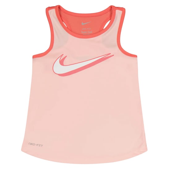 Nike Set bestaande uit een mouwloos mesh-topje en een korte broek voor meisjes (Koraal) - Image 4