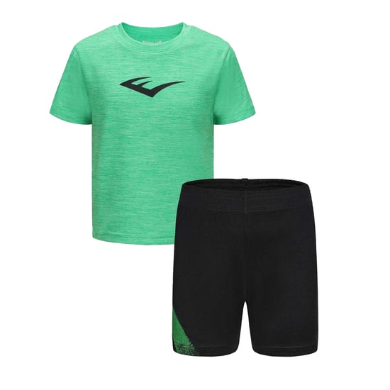 Everlast Set met T-shirt en korte broek met Flex-logo voor jongens (Hyper Groen) - Image 1