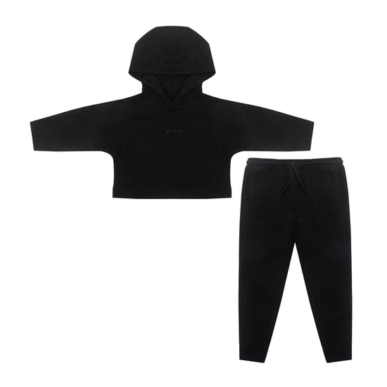 Firetrap Set Katoenmix Hoodie en Joggers voor Meisjes (Set van 2) (Zwart) - Image 1