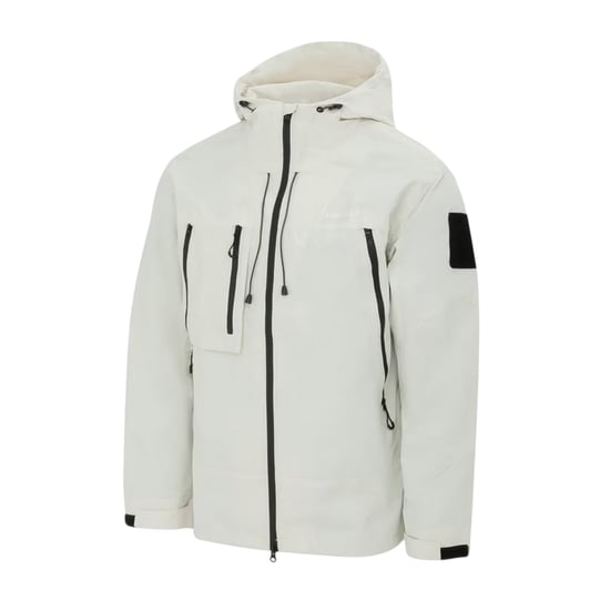 Firetrap Heren Winddichte Hooded Windbreaker (Wit) - Image 3