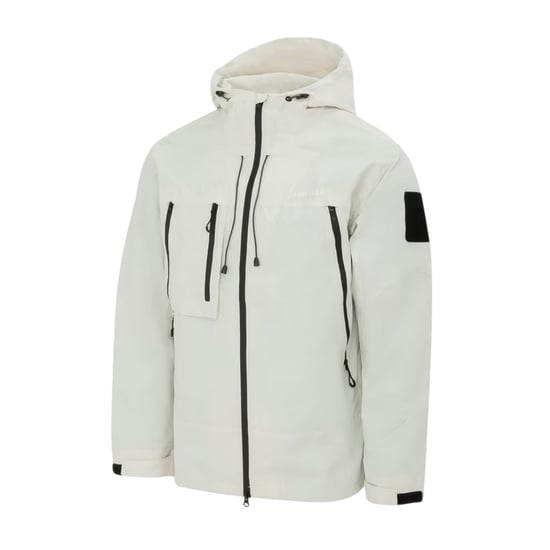 Firetrap Heren Winddichte Hoodie Windjack (Beige) - Image 3