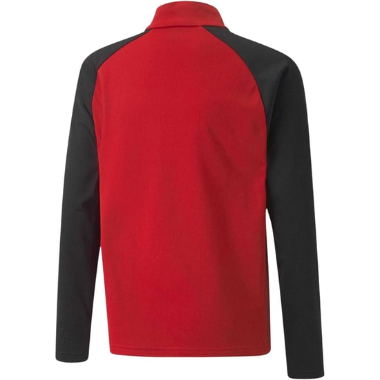 Puma TeamLIGA fleecejack met kwartrits voor kinderen (Rood) - Image 2
