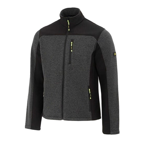 Dunlop Heren On Site Fleece Jacket (Zwart/Grijs) - Image 4