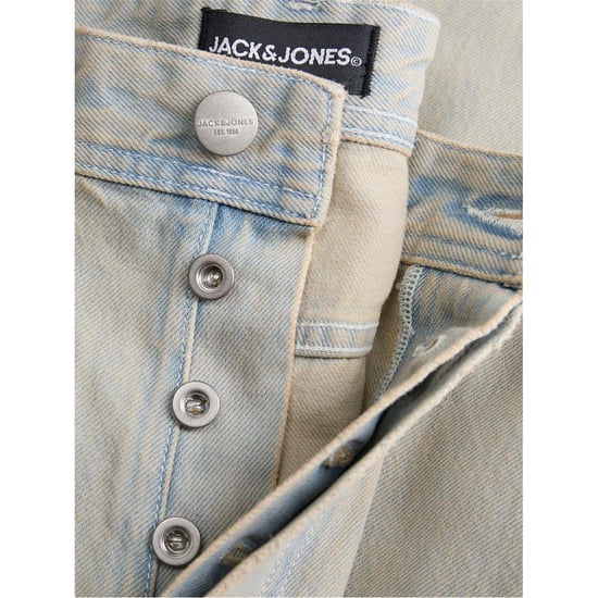Jack And Jones Herenjeans met wijd uitlopende pijpen en een relaxte pasvorm (Blauwe Denim) - Image 4