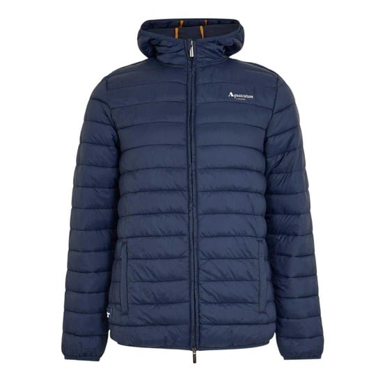 Aquascutum Heren Logo Puffer Jacket (Marineblauw) - Image 1