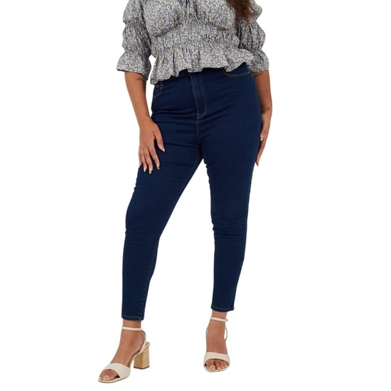 Brave Soul Dames/Dames High Rise Skinny Jeans (Lichtblauw) - Image 2