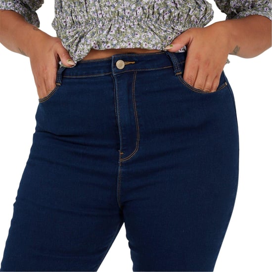 Brave Soul Dames/Dames High Rise Skinny Jeans (Lichtblauw) - Image 4