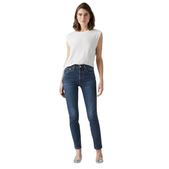 Levi's Dames 501 Same Intent Skinny Jeans (Donkerblauw) - Image 4